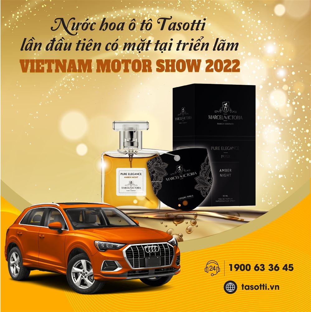 [LẦN ĐẦU TIÊN ] Nước hoa ô tô Tasotti ra mắt tại Vietnam Motor Show 2022