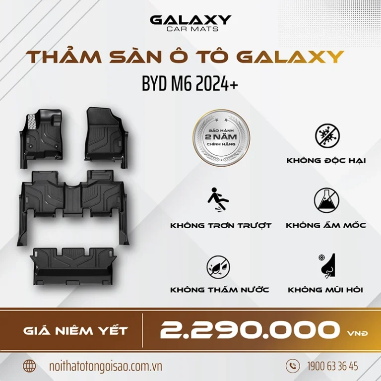 Thảm sàn hút – Thảm lót sàn ô tô BYD