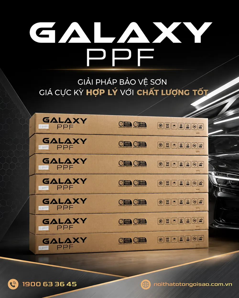 GALAXY PPF TPU - Giải pháp bảo vệ sơn giá hợp lý, chất lượng tốt