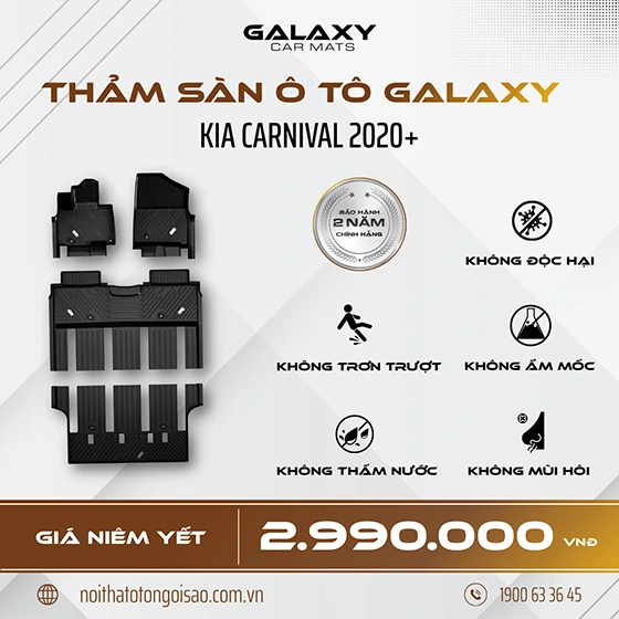 Thảm sàn hút – Thảm lót sàn ô tô KIA