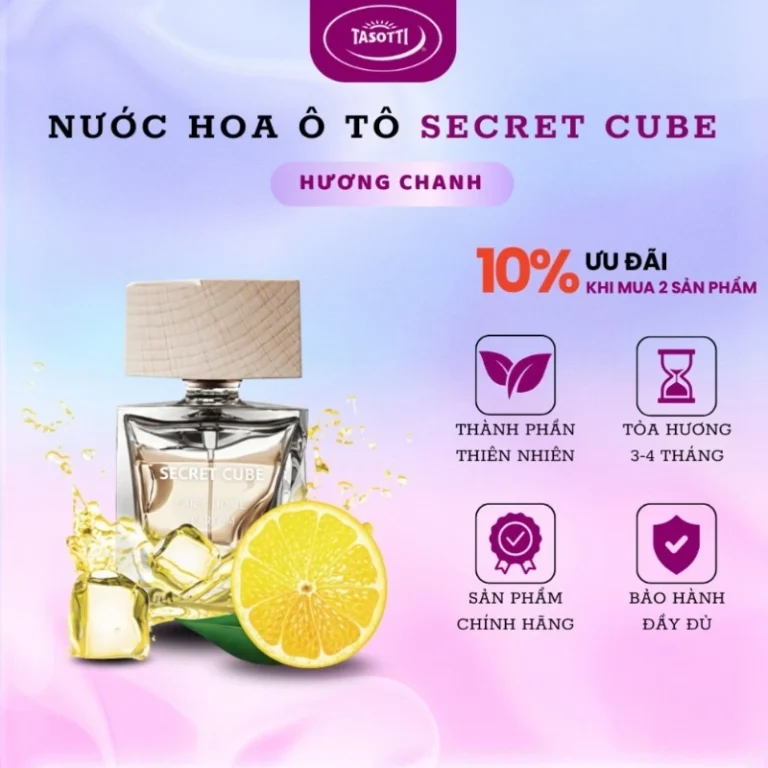 Nước hoa ô tô TASOTTI SECRET CUBE