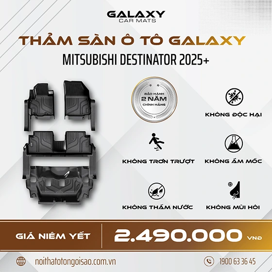 Thảm sàn hút – Thảm lót sàn ô tô Mitsubishi