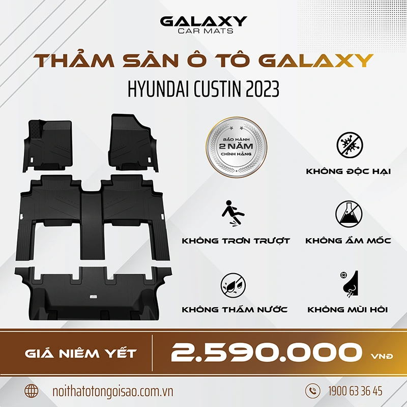 Thảm sàn hút – Thảm lót sàn ô tô HYUNDAI